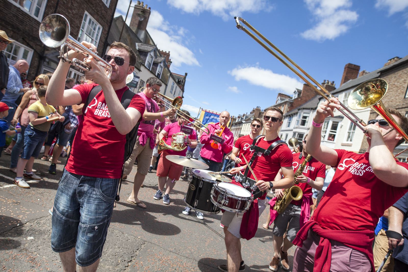 Durham BRASS Festival 2017 in the streets of the city