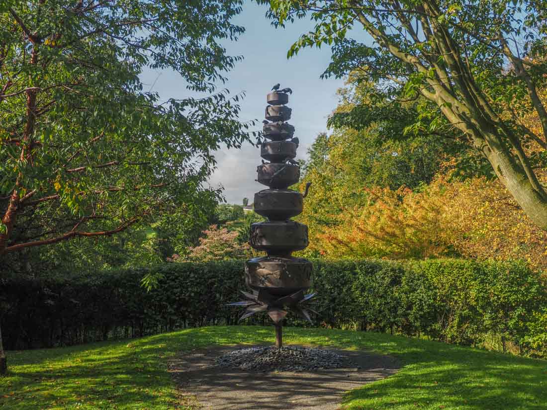 Rock sculpture Botanic Garden Durham