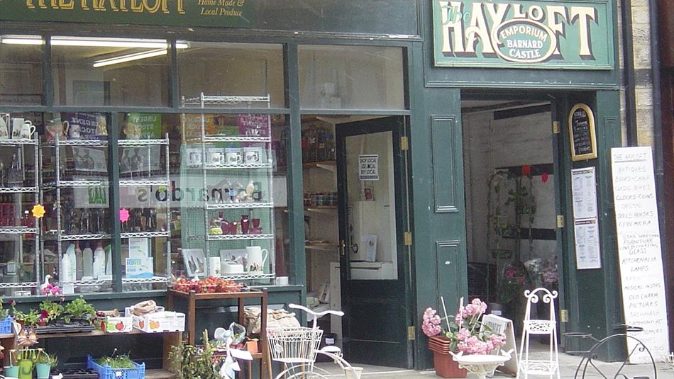 The Hayloft Shop in Barnard Castle, Barnard Castle This is Durham