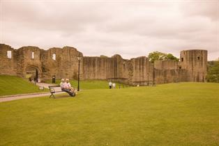 The castle at Barnard Castle