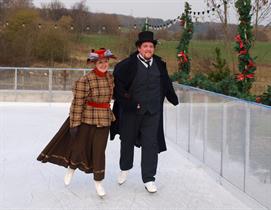 Ice Skating at Beamish Museum