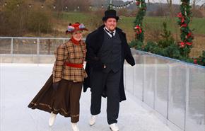 Ice Skating at Beamish Museum