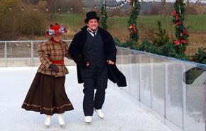 Ice Skating at Beamish Museum