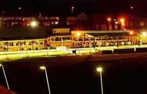 Pelaw Stadium at night