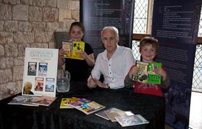 Terry Deary will be meeting young fans in Durham.