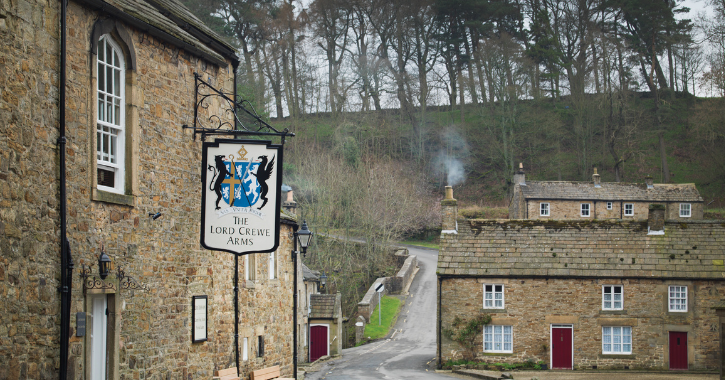 Exterior of Lord Crewe Arms in Blanchland