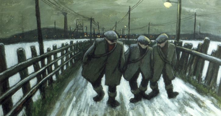 The Pit Road by Norman Cornish