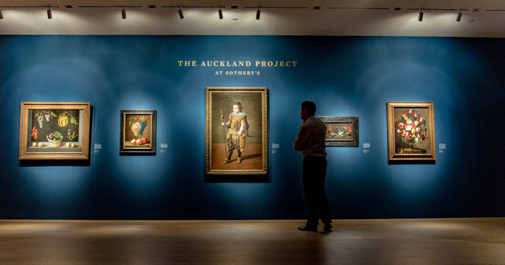 The Auckland Project at Sotheby's, New York courtesy of The Auckland Project