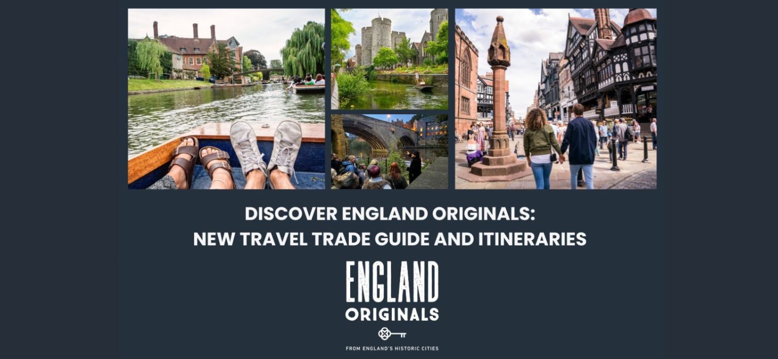 Discover England Originals: New travel trade guide and itineraries. England Originals logo