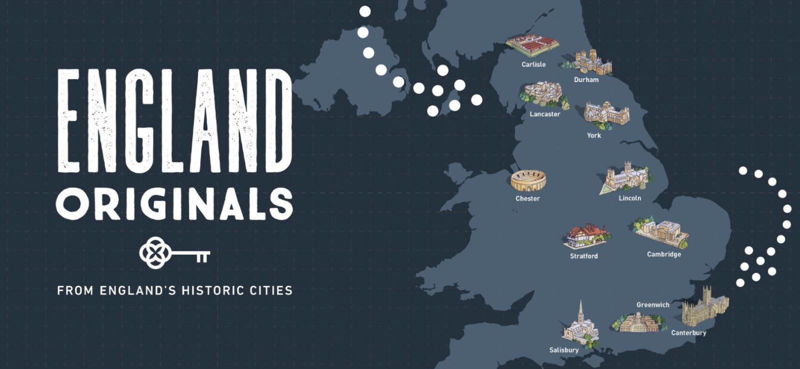 England Originals map