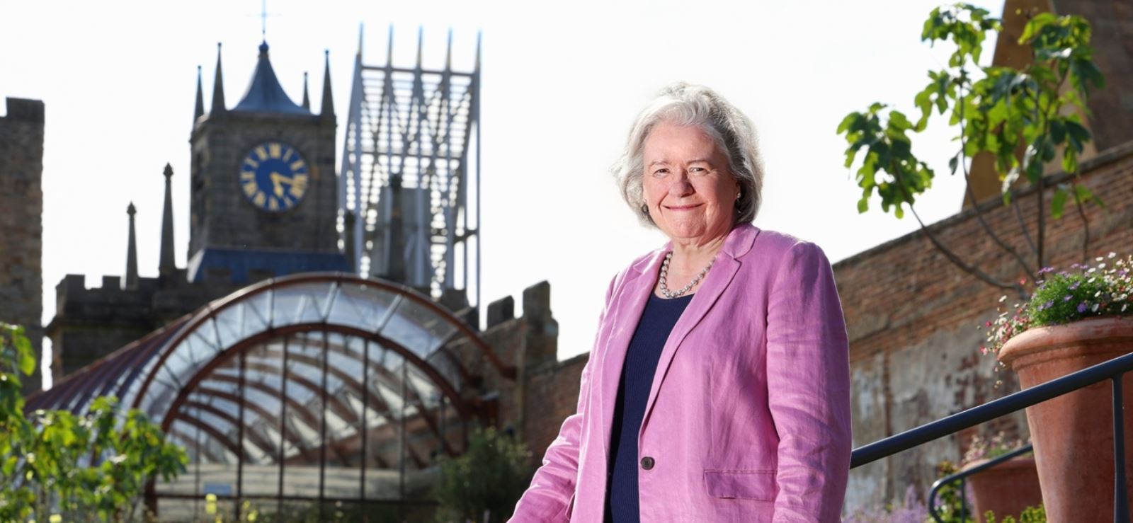 Jane Ruffer in Auckland Palace’s Walled Garden