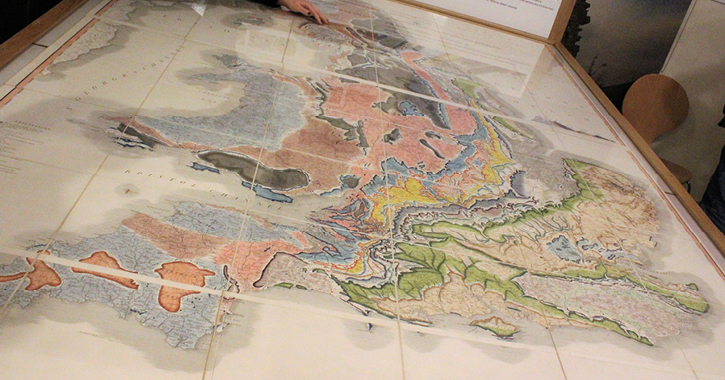 William Smith Map at Bowlees Visitor Centre