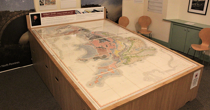 William Smith Map at Bowlees Visitor Centre