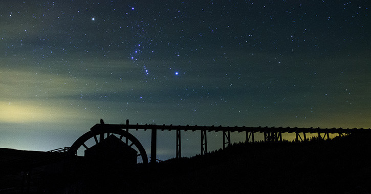 stargazing at Killhope