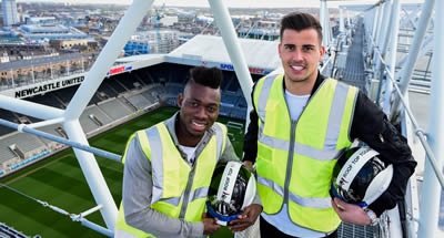 Take a rooftop tour of Newcastle United’s St James’ Park