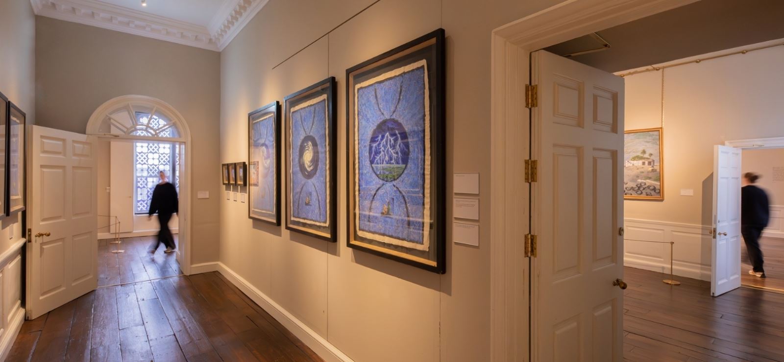 Roger Wagner: The Seeds of Eternity exhibition in the Bishop Trevor Gallery. Image copyright The House of Hues.