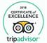 Trip Advisor Certificate of Excellence