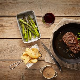 Black Angus Steak at Cast Iron Durham Marriott