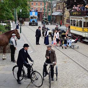 The 1900s Town Street at Beamish Museum