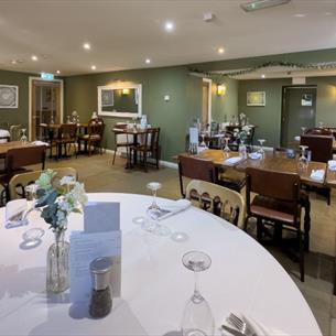 The dining area at Thomas Wright House Restaurant