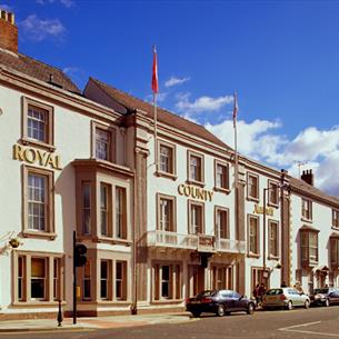 The exterior of Durham Marriott Hotel Royal County