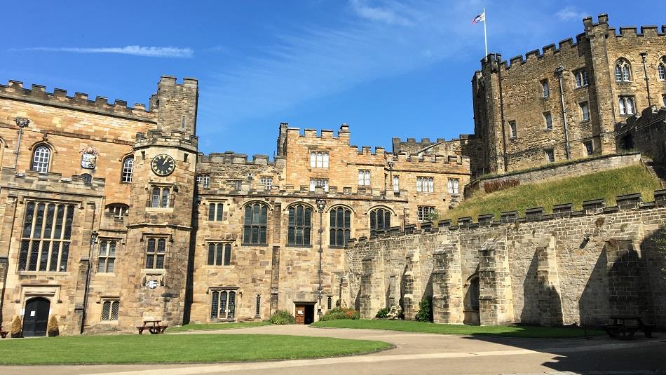 The Courtyard and Keep of Durham Castle,