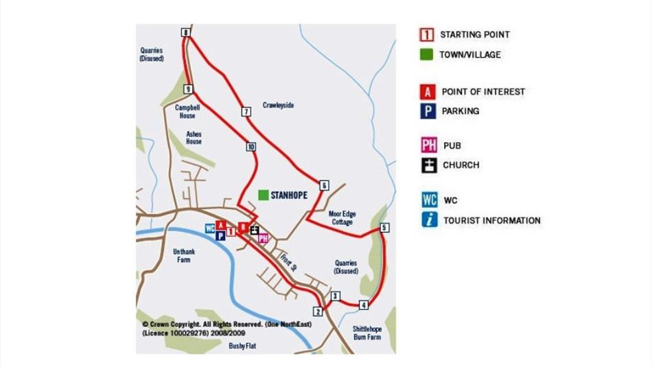 Durham Dales, Stanhope Walk in Weardale This is Durham