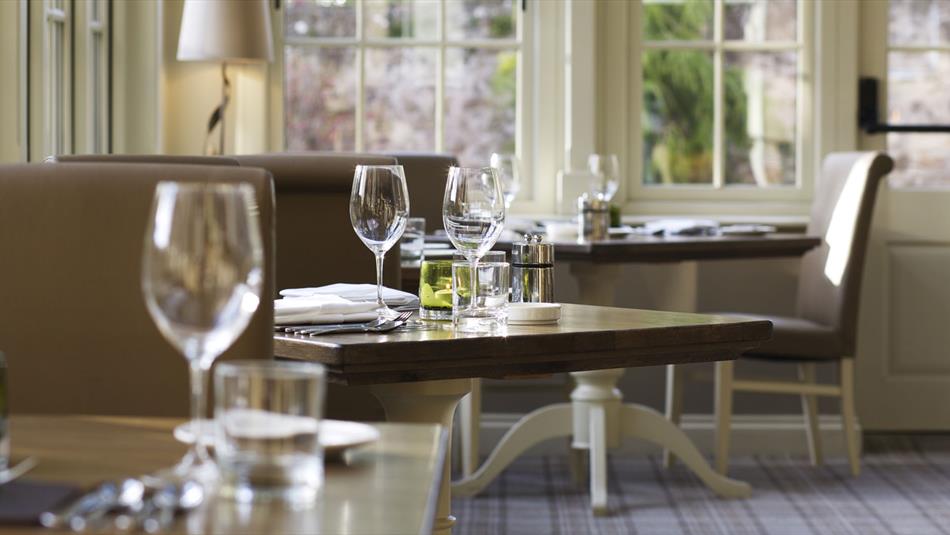 Seats at Headlam Hall Restaurant