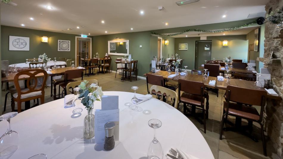 The dining area at Thomas Wright House Restaurant