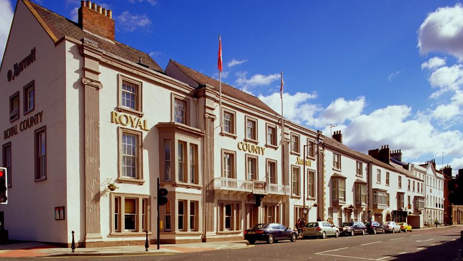 The exterior of Durham Marriott Hotel Royal County