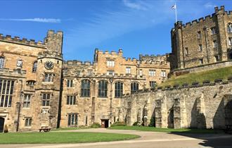 The Courtyard and Keep of Durham Castle,