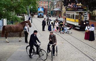 The 1900s Town Street at Beamish Museum