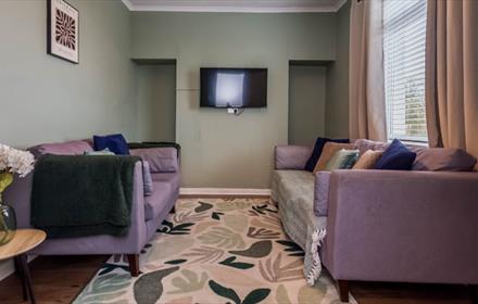 Living room at The Northern View