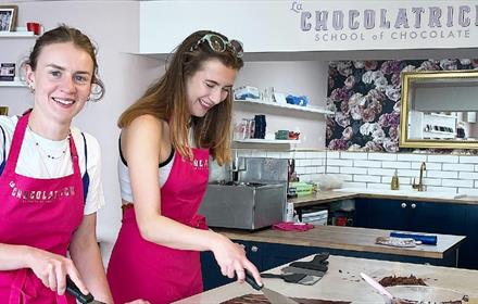 Chocolate making workshop at La Chocolatrice