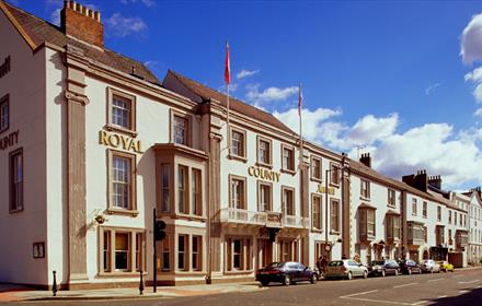 The exterior of Durham Marriott Hotel Royal County