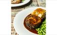 Slow roasted belly pork at Cosy Club Durham