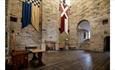 Newcastle Castle, Inside, Flags