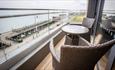 A sea view balcony at The Commissioners Quay Inn.