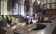 Hexham Abbey Northumberland internal image