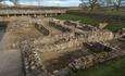 Remains of the Commanding Officer's House at Binchester Roman Fort.