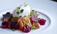 Meal at Headlam Hall Restaurant