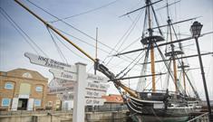 HMS Trincomalee at the National Museum of the Royal Navy in Hartlepool