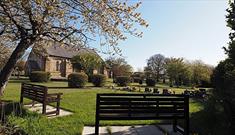 External view of Holy Trinity Church, Wingate
Image of the grounds surrounding the church
