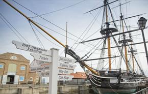 HMS Trincomalee at the National Museum of the Royal Navy in Hartlepool