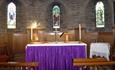 Image of the altar at St John the Evangelist, Castleside