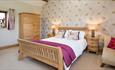 Double bedroom at The Mill Byre self-catering at Ingleton County Durham