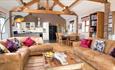Living room at The Mill Byre self-catering at Ingleton County Durham